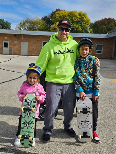 Follow-up support after skate lessons